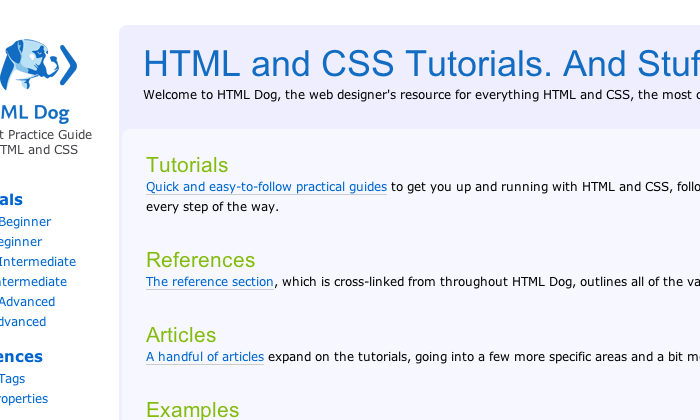 HTML and CSS for Beginners: Great Free Resources