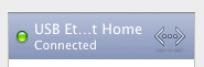 USB Ethernet Connected